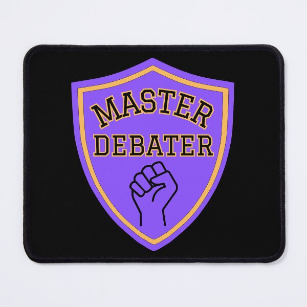 Item preview, master debater funny debate pun funny masturbation  designed and sold by Alyn8.