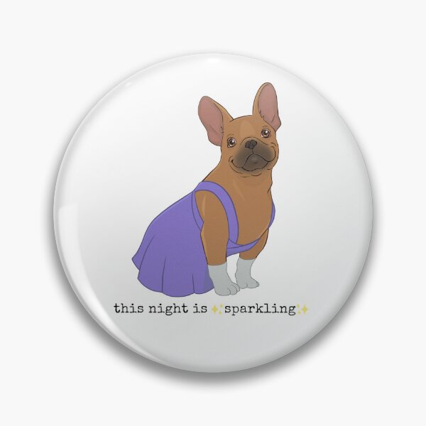 Item preview, This Night Is Sparkling Enchanted Frenchie designed and sold by nerapets.