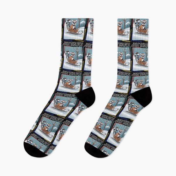 Item preview, Join the fun Lemur Animals Winter designed and sold by Design_Your_Day.