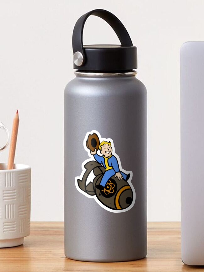 Thumbnail 1 of 3, Sticker, Vault Boy - YeeHaw designed and sold by Charlie1726.