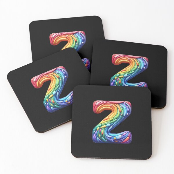 Item preview, Letter Z, Rainbow designed and sold by Myra365Art.
