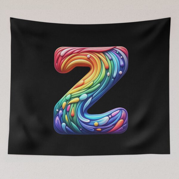 Item preview, Letter Z, Rainbow designed and sold by Myra365Art.