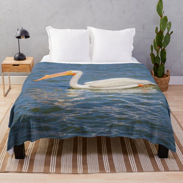 Item preview, White Pelican on Lake Chapala, Mexico designed and sold by SafariByMarisa.