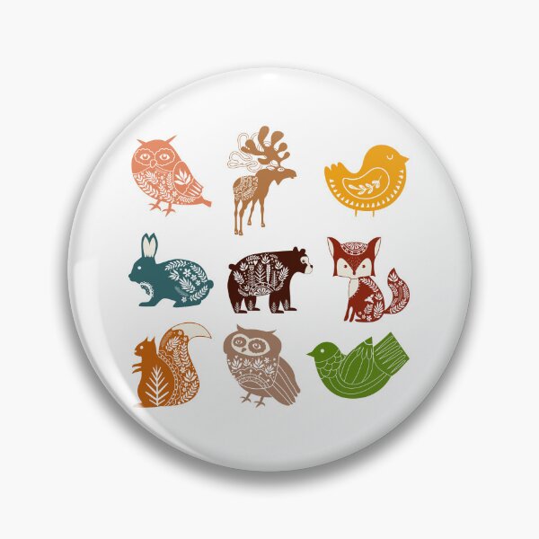 Item preview, Scandi Animals Sticker Pack, Scandinavian Animals designed and sold by Spike The Punch Design Co..
