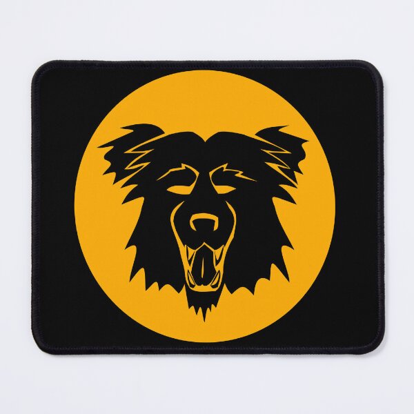 Item preview, Bear Face Logo in Yellow and Black - Grazer, union, lemmings, STICKERS, T-SHIRTS designed and sold by MechanicalART.