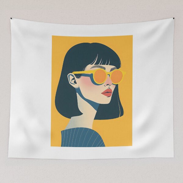 Item preview, Abstract Lady Portrait designed and sold by CoolMantras.