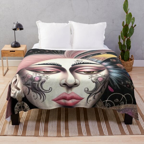 Item preview, Abstract Portrait Art designed and sold by TheDarkWardrobe.