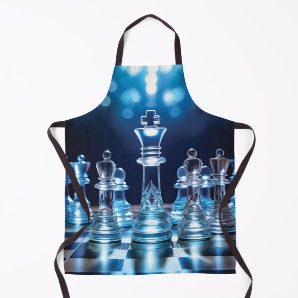Item preview, A chess-themed design with pieces that are translucent and glow with inner light. designed and sold by HEMRO.