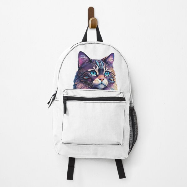 Item preview, Colorful Abstract Cat - Modern Geometric Design designed and sold by MDKey DESIGN.