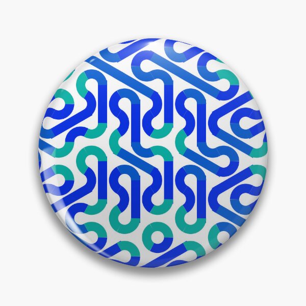 Item preview, C4 hexagonal Truchet tile (Winter) designed and sold by mathartist1983.