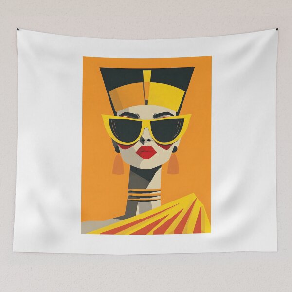 Item preview, Abstract Lady Portrait designed and sold by CoolMantras.