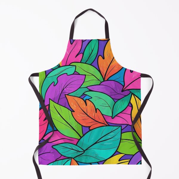 Item preview, Bold Autumn Leaves on Purple designed and sold by ArtComixHaven.