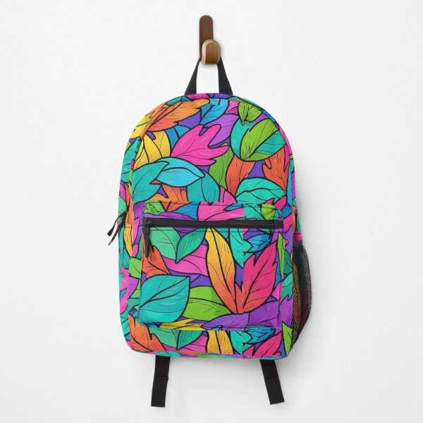 Item preview, Bold Autumn Leaves on Purple designed and sold by ArtComixHaven.