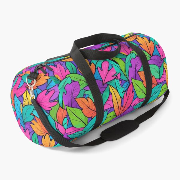 Item preview, Bold Autumn Leaves on Purple designed and sold by ArtComixHaven.