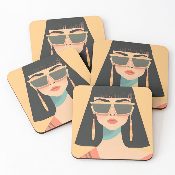 Item preview, Abstract Lady Portrait designed and sold by CoolMantras.