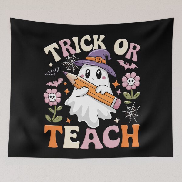 Item preview, Trick or Teach designed and sold by GlowinUp Shop.