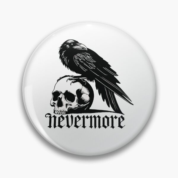 Item preview, Nevermore The Raven Edgar Allan Poe Gothic Macabre Poetry designed and sold by ivotee.