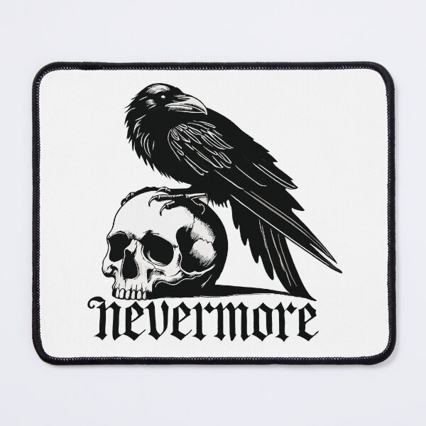 Item preview, Nevermore The Raven Edgar Allan Poe Gothic Macabre Poetry designed and sold by ivotee.