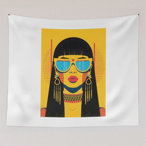 Item preview, Abstract Lady Portrait designed and sold by CoolMantras.