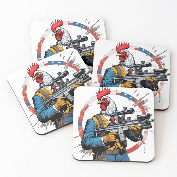 Item preview, Patriotic Rooster Hero designed and sold by DabGraphic.