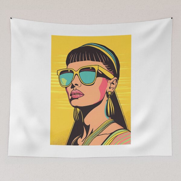 Item preview, Abstract Lady Portrait designed and sold by CoolMantras.
