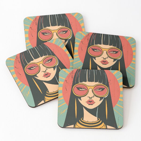 Item preview, Abstract Lady Portrait designed and sold by CoolMantras.