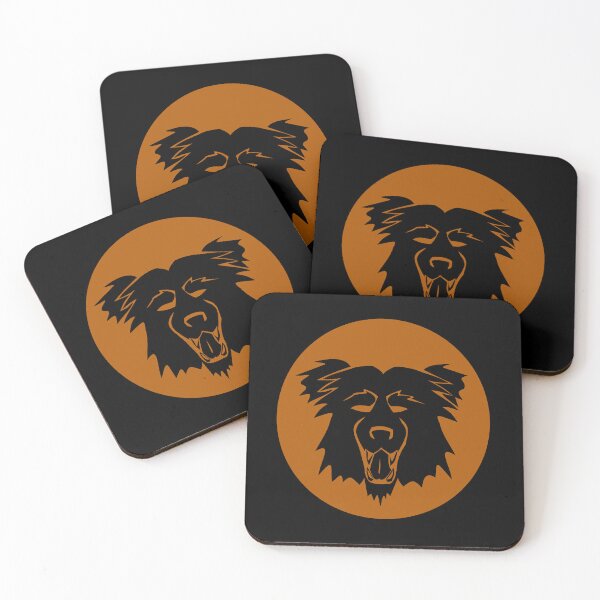 Item preview, Bear Face Logo in Brown and Black - Grazer, union, lemmings, STICKERS, T-SHIRTS designed and sold by MechanicalART.