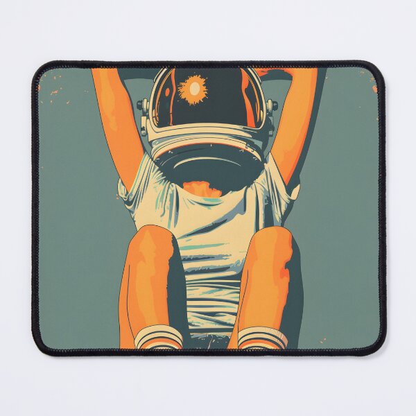 Item preview, Retro Astronaut Girl designed and sold by CoolMantras.