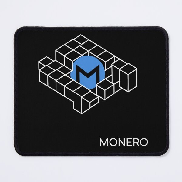Item preview, Monero Crypto Minimalist Design – Blockchain Cube Art designed and sold by ObjCrea123.