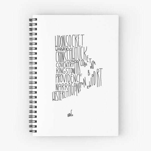 Item preview, Rhode Island Cities designed and sold by Rocket-To-Pluto.