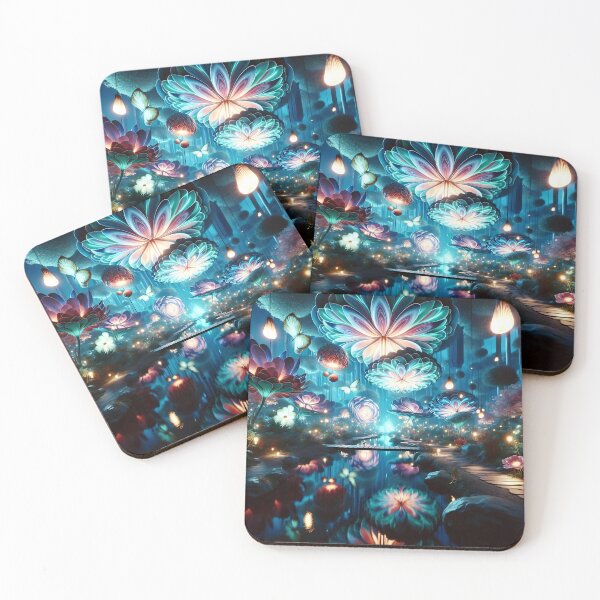 Item preview, Whimsical Glowing Garden Surrealism designed and sold by koreatvtea.