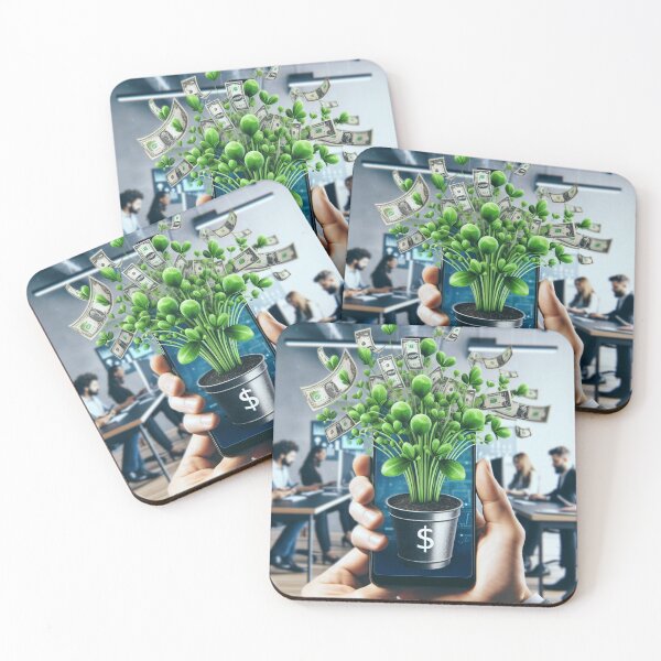 Item preview, Money Tree Digital Wealth Growth Gift Entrepreneurship,Money Tree Entrepreneurs Casual Wear designed and sold by majidi1.
