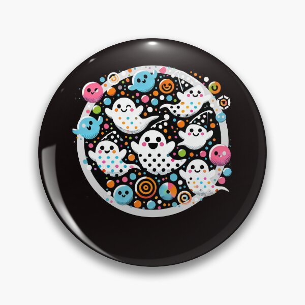 Item preview, Ghost In Happy Dot Day Colorful Teacher students Halloween designed and sold by DigitalArtByNow.
