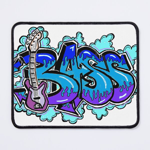 Item preview, Bass Blue 1 designed and sold by LowEndGraphics.