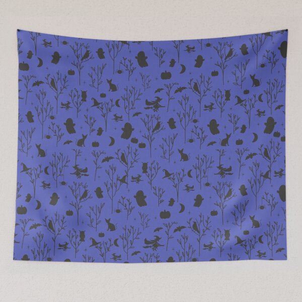 Item preview, Halloween Haunted Hoods Blue designed and sold by susycosta.