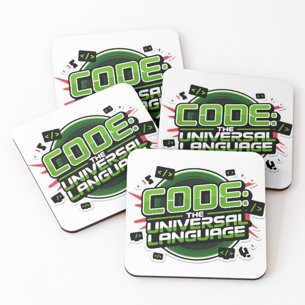 Item preview, Sticker T-Shirt Design Trending: Code, The Universal Language designed and sold by ForeverPrintsOK.