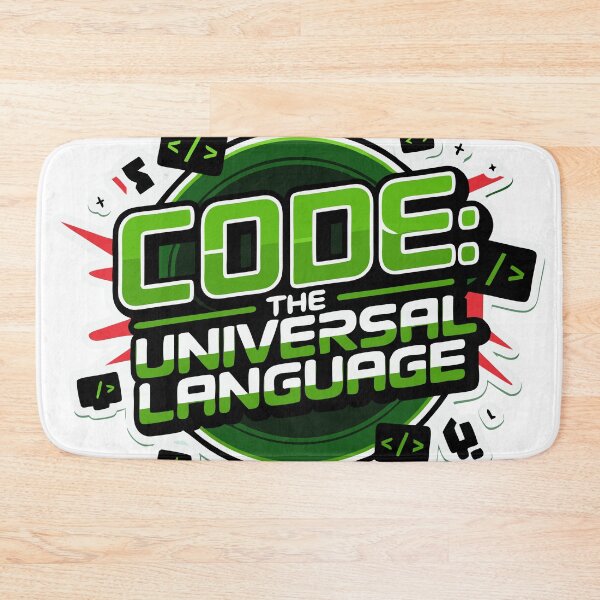 Item preview, Sticker T-Shirt Design Trending: Code, The Universal Language designed and sold by ForeverPrintsOK.