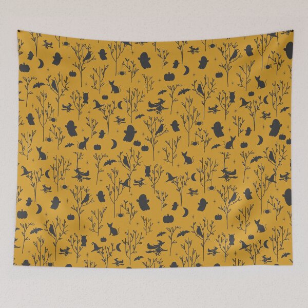 Item preview, Halloween Haunted Hoods Yellow  designed and sold by susycosta.