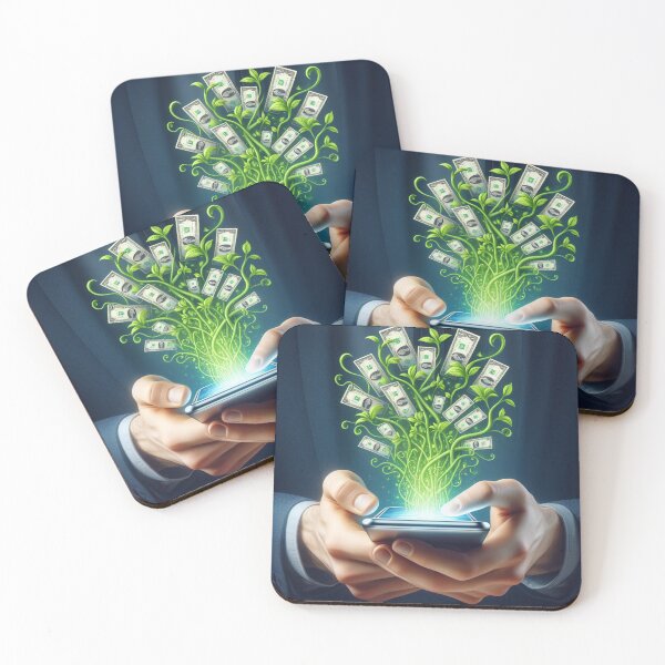 Item preview, Money Tree Entrepreneurs Casual Wear,Money Tree Digital Wealth Growth Gift Entrepreneurship designed and sold by majidi1.