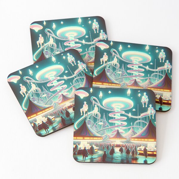 Item preview, Surreal Floating Carnival of Dreams designed and sold by koreatvtea.