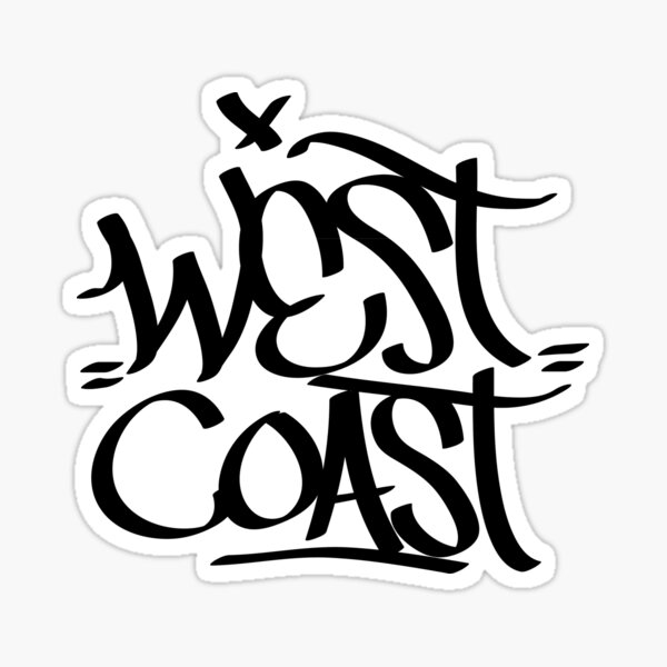 Sticker for Sale mit "Graffiti Westküste" von SamuelMolina Redbubble