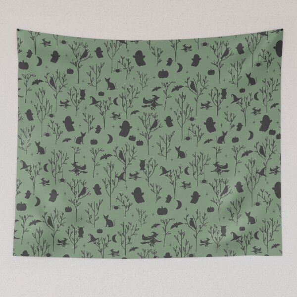 Item preview, Halloween Haunted Hoods Green  designed and sold by susycosta.