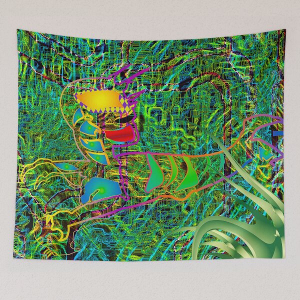 Item preview, Sphinx Camouflaging in the Green Background designed and sold by gryhenart.