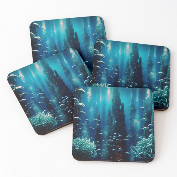Item preview, Surreal Underwater City of Dreams designed and sold by koreatvtea.