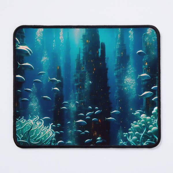 Item preview, Surreal Underwater City of Dreams designed and sold by koreatvtea.