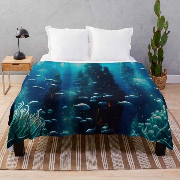 Item preview, Surreal Underwater City of Dreams designed and sold by koreatvtea.