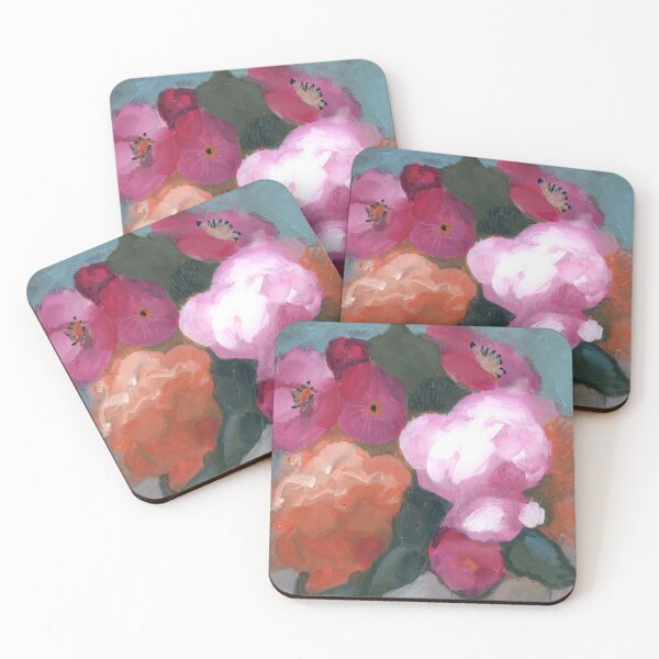 Item preview, A Month of Sundays IV expressionist floral painting designed and sold by rowenamurillo.