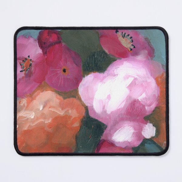 Item preview, A Month of Sundays IV expressionist floral painting designed and sold by rowenamurillo.