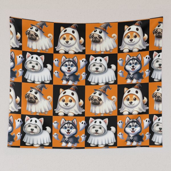 Item preview, Cute Halloween dogs. designed and sold by TenderSoar.