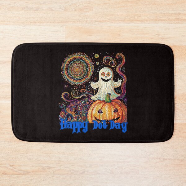 Item preview,   Ghost In Happy Dot Day Colorful Teacher students Halloween designed and sold by DigitalArtByNow.